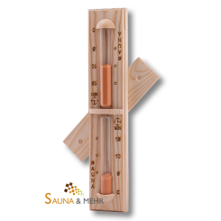 Sauna Sanduhr "Premio" - 15 Minuten - Nadelholz 