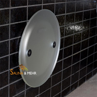 HARVIA Dampfdüse "Silent" mit flacher Glasabdeckung 