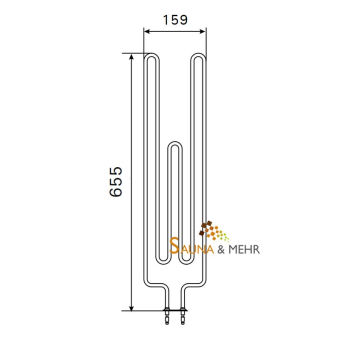 HARVIA Heizstab ZRH-720 - 2260 Watt für Cilindro Figaro Classic Quatro 