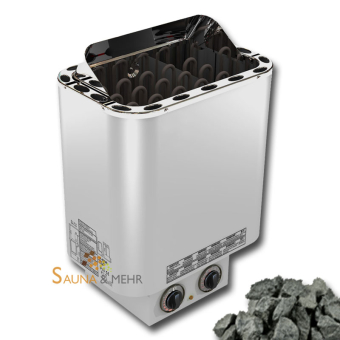 Finnischer Saunaofen 9 kW - integrierter Steuerung - incl. Saunasteine 
